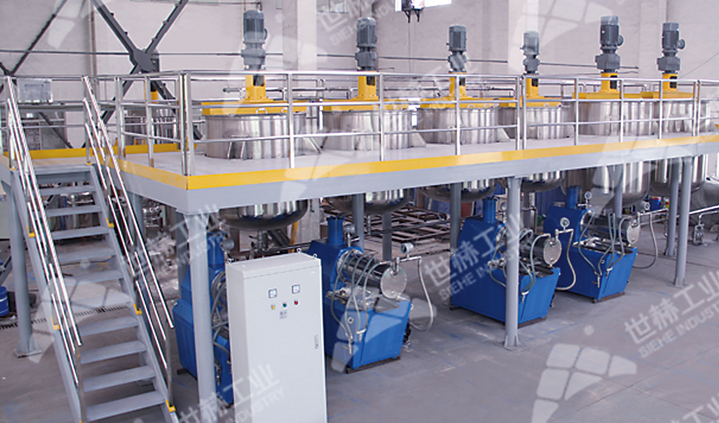 Shanghai SIEHE delivered a Russian paint production line 10000T/year successfully